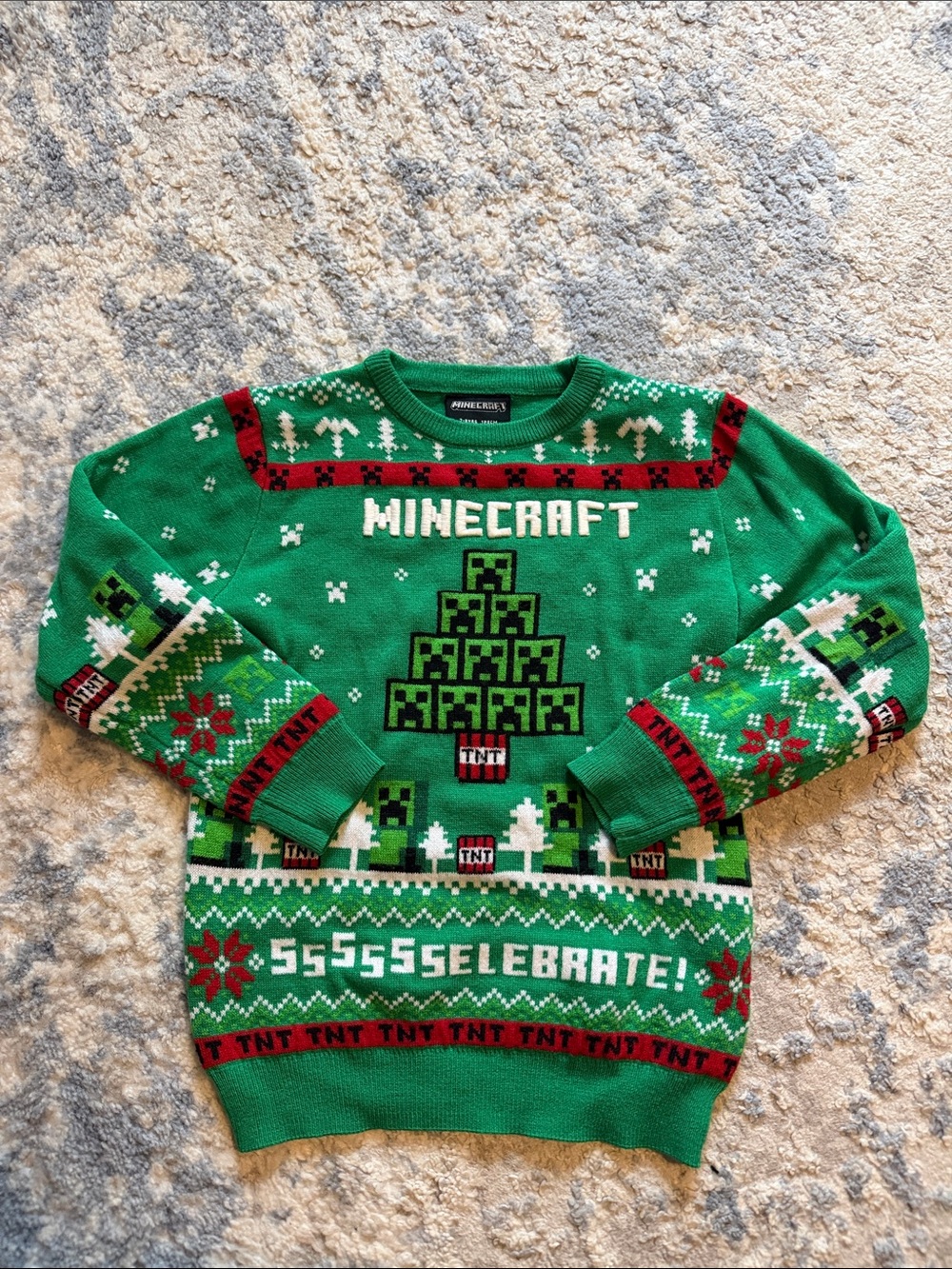 Minecraft Christmas Sweater